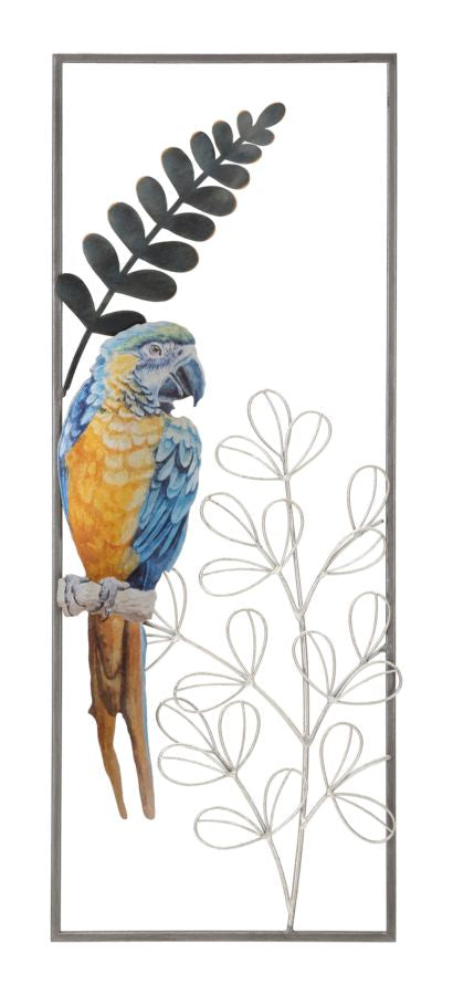 Painel em Ferro Parrot Cm 28,6x2,5x74,3