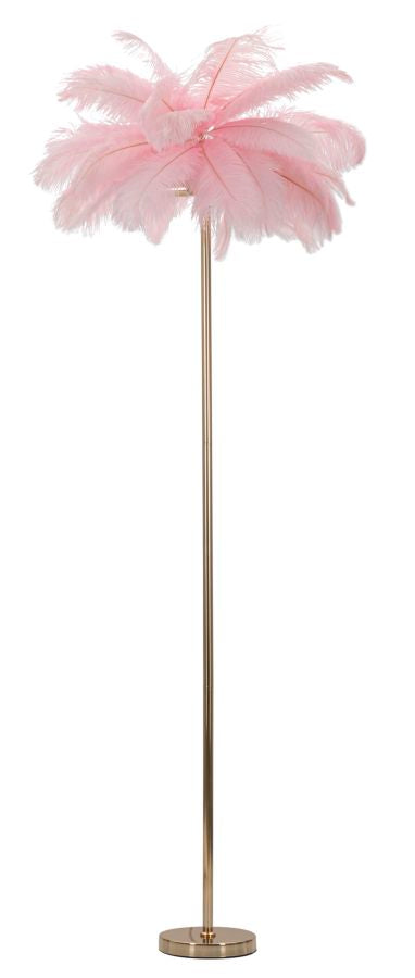 Candeeiro de Pé Palmeira Rosa Cm ø 55x160
