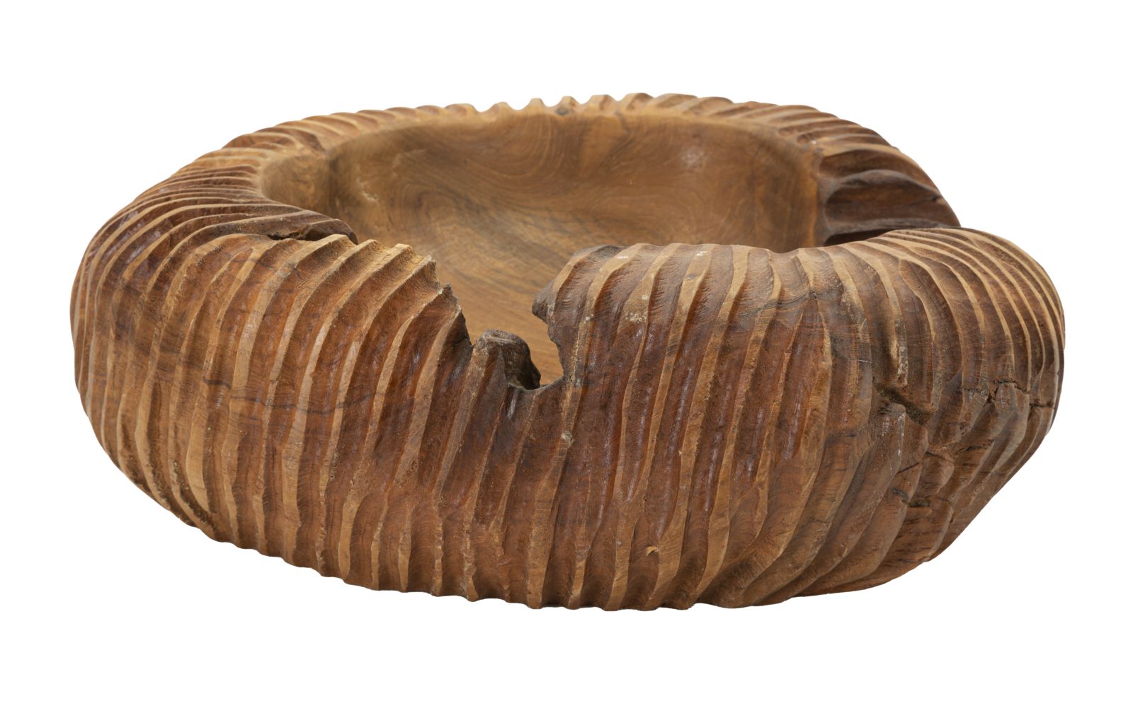Porta objetos Garit em Teca Reciclada Cm 37x40x16
