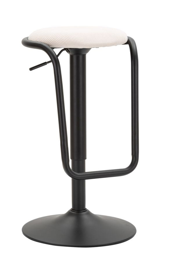 Banco Bar Destiny Branco Cm ø 41x61-83