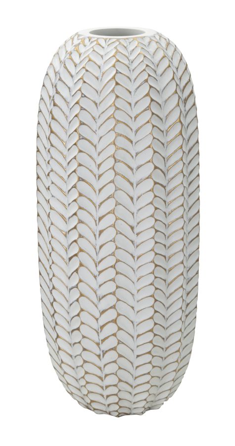 Jarra Resina Folha Cm ø 18,5x46