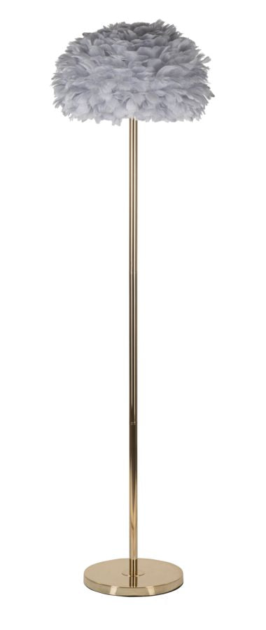 Candeeiro de Pé Feathers Slim Grigia Cm ø 43x170