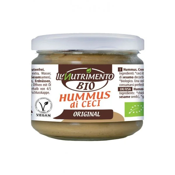 Il Nutrimento Hummus Original Bio Vegan S/ Glúten 180g