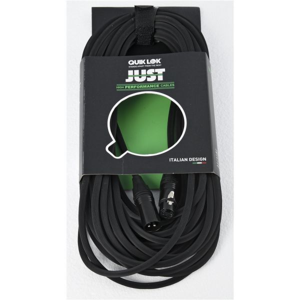 Quik Lok Just MF10 Sl Cabo Microfone Xlr-xlr 10Mt