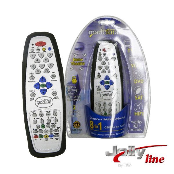 Jolly Telecomando Universal 8:1 Made for All - 8IN1