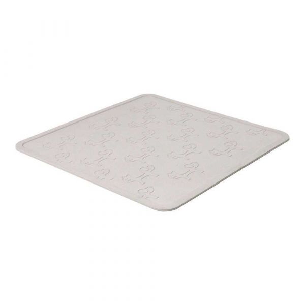 United Pets Tapete Antiderrapante Comedouro Cinzento (44.8 x 30 cm)