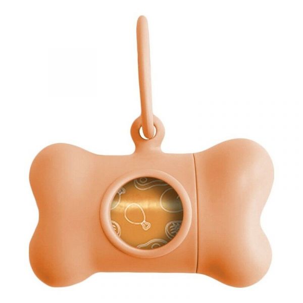 United Dispensador de Sacos Bon Ton Provenzal Laranja (8 X 4,2 X 5 cm)