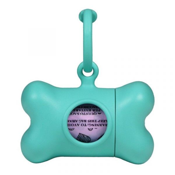 United Dispensador de Sacos Bon Ton Nano Classic Água-marinha Plástico Reciclado (6 X 3 X 4 cm)