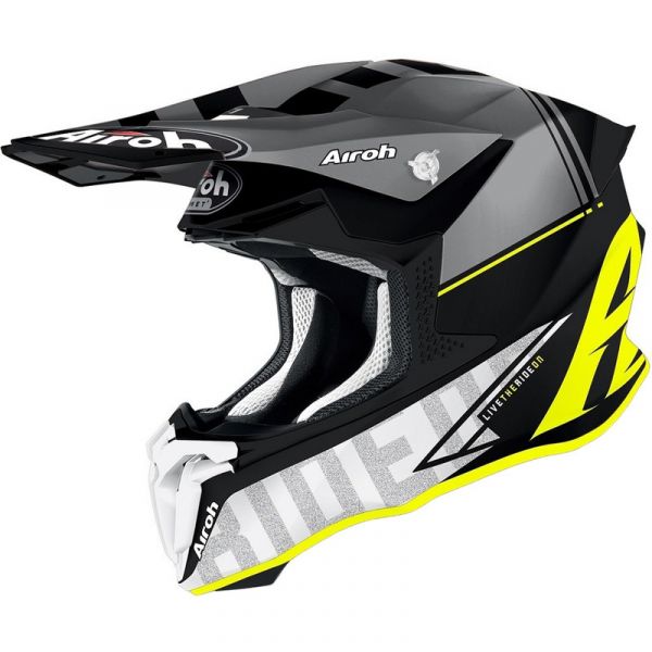 Airoh Capacetes Twist 2.0 Tech Yellow Matt Xs