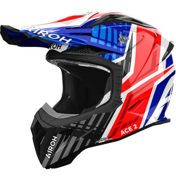 Airoh Capacete Aviator Ace 2 Proud Blue / Red M