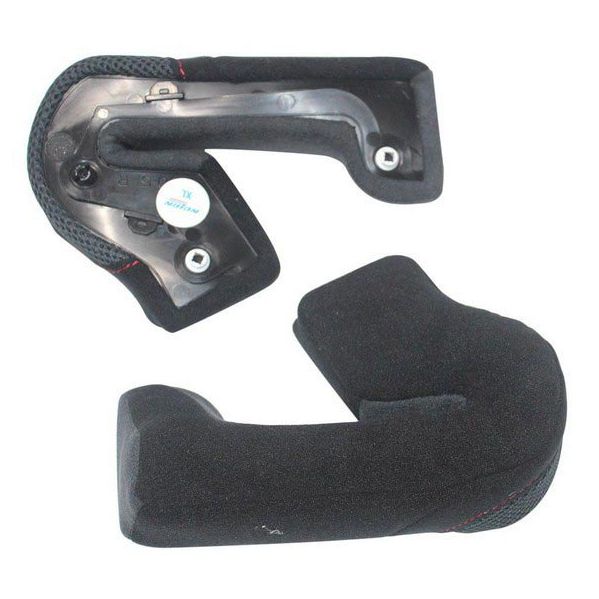 Nolan N-com N100-5 Clima Comfort Cheek Pads Black / Red L 50 mm