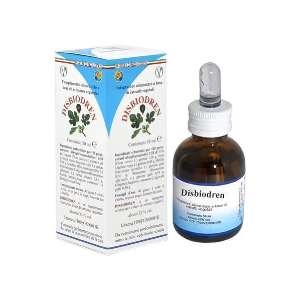 Herboplanet Disbiodren Gotas de Drenagem Intestinal 50ml