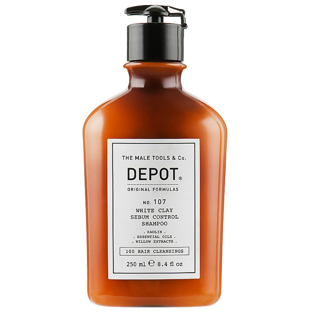 Depot - Champú Seborregulador con Caolín no. 107 White Clay Sebum Control 250 ml