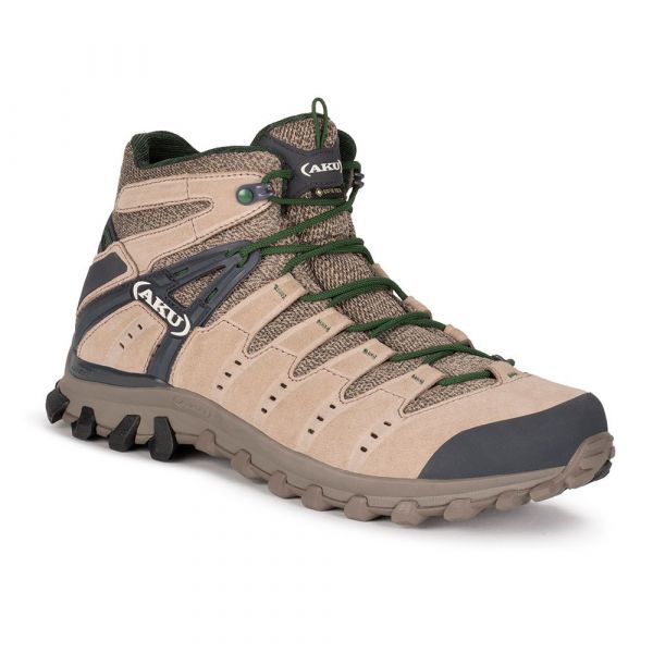 Aku Alterra Lite Mid Goretex Hiking Boots Beige 44 1/2 Homem