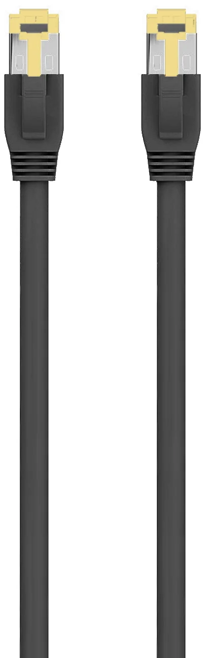 Cabo de Rede Ewent RJ45 LSZH S/FTP Cat 8.1 AWG26/7 25 CM Preto