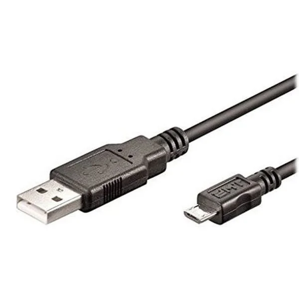 Cabo Ewent EC1019 USB 2.0 Type A Macho > Micro USB Macho 1m Preto