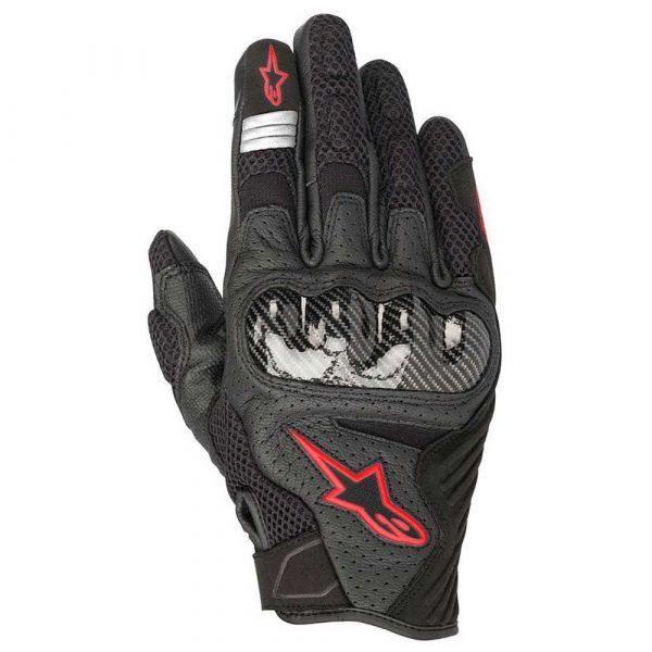 Alpinestars Luvas Smx 1 Air V2 Black / Red Fluo