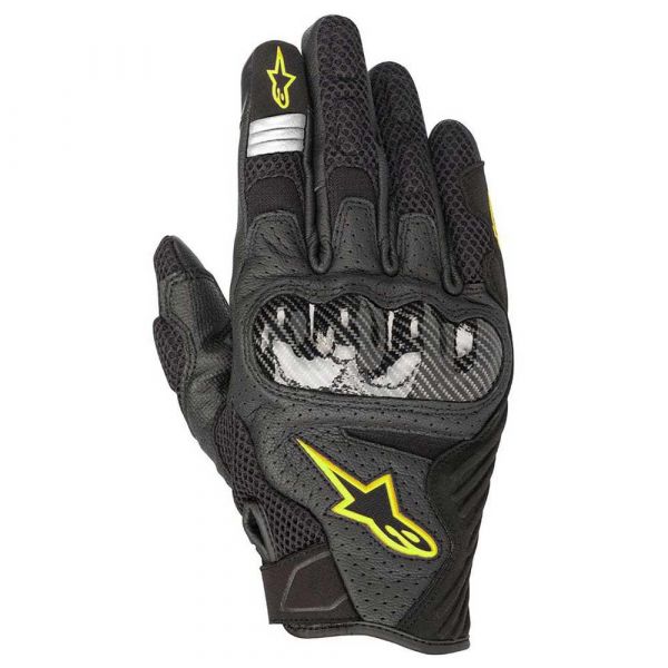 Alpinestars Luvas Smx 1 Air V2 Black / Black Fluo