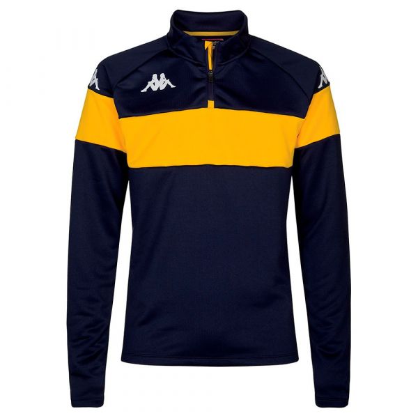 Kappa Dovare Half Zip Sweatshirt Amarelo,Azul L Homem