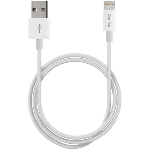 Cabo Plano Puro MFI USB para Lightning 1m - Branco