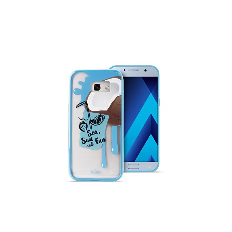 PURO - Capa Galaxy A3 Azul SGGA317SJCNUTLBLUE