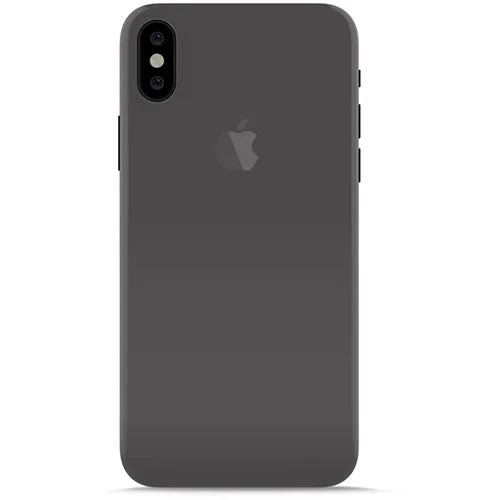 Capa Silicone Puro Nude 0.3 para Apple iPhone X / XS - Preto