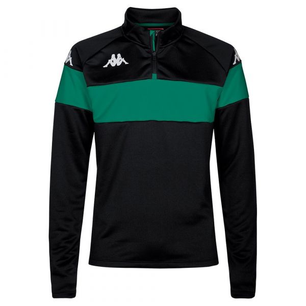 Kappa Dovare Half Zip Sweatshirt Preto S Homem