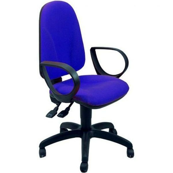 Unisit Cadeira Administrativa Azul Sincro Team Unisit Apoios de Braços Fixos Incluídos-blue