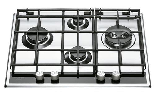 Placa a Gás Hotpoint PKL 641 D2/HA(IX) | Gás Natural | 65 cm | 4 Zonas | Preto