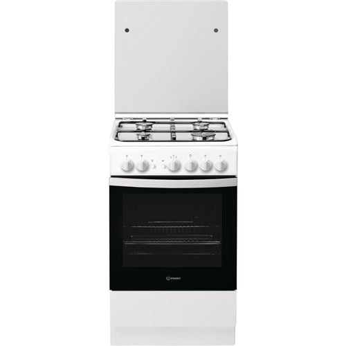 Fogão Indesit IS5G1PMW/E | 85x50x60 cm | 4 Zonas | A | Branco