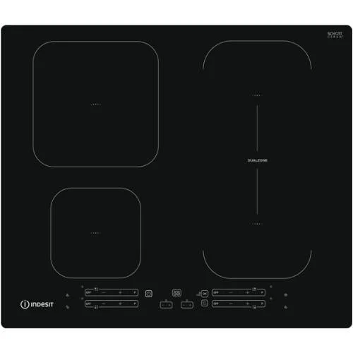 Placa de Indução Indesit IB 65B60 NE | 4 Zonas, 59cm, Preto