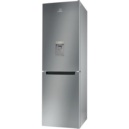 Frigorífico Combinado Indesit LI8 S1E S AQUA | 188,9x59,5x65,5 cm | 223 L | F | Prateado