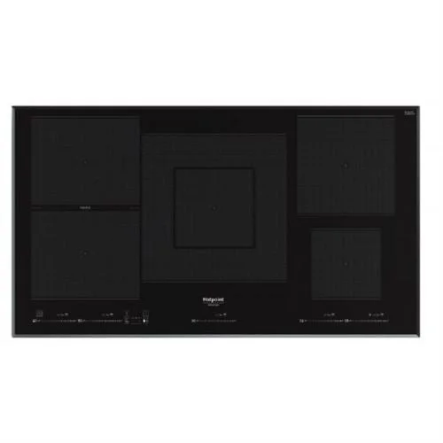 Placa de Indução Hotpoint HT 1090 BA | 90cm, 5 Zonas, Preto