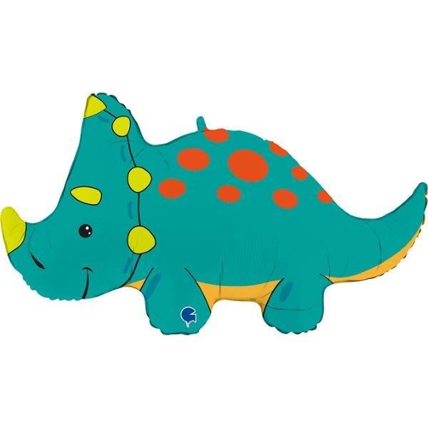Grabo Balão Supershape Dinossauro Triceratops 91cm