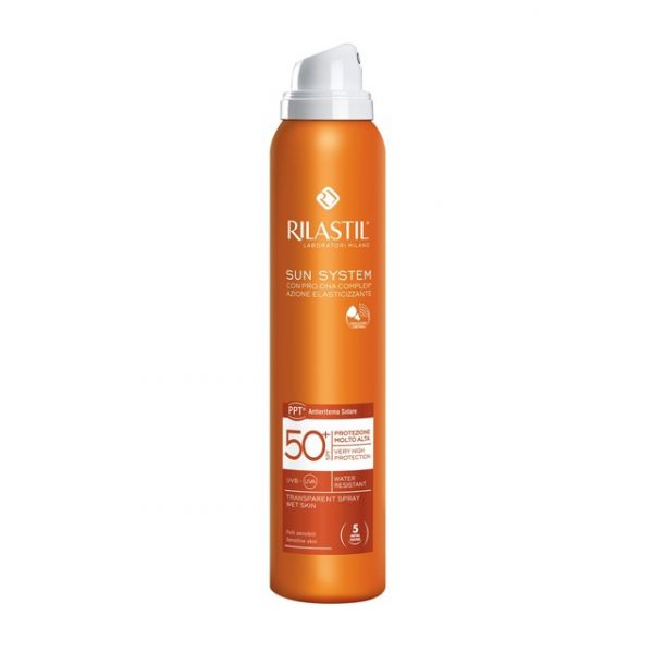 Protetor Solar Rilastil Spray Transparente SPF50+ 200ml