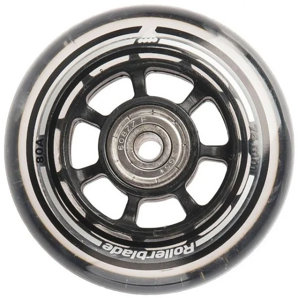 Rollerblade 76/80a Pack+sg5+6 Mm Sp 8 Units Wheel Prateado