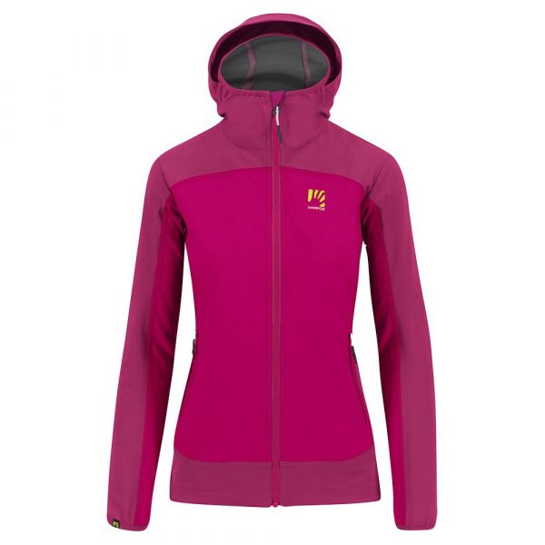 Karpos Parete Softshell Jacket Rosa L Mulher