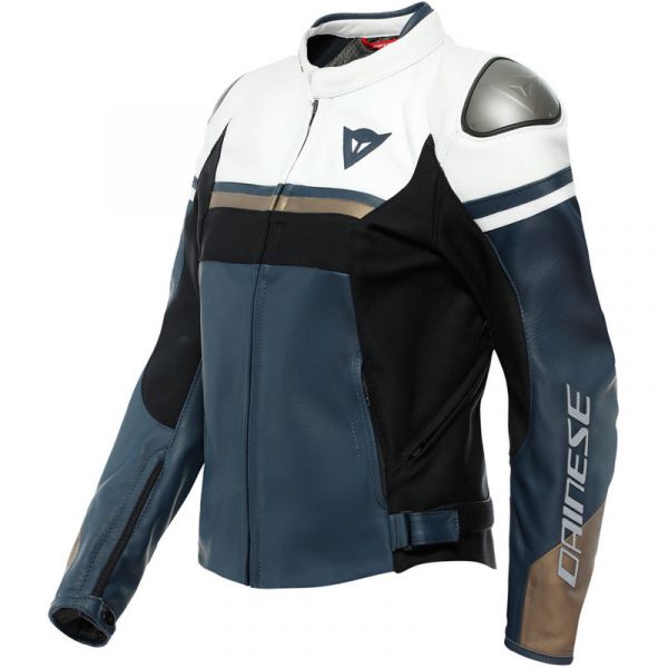 Dainese Casacos Rapida Lady Black-iris White Tibetan-platinium 42
