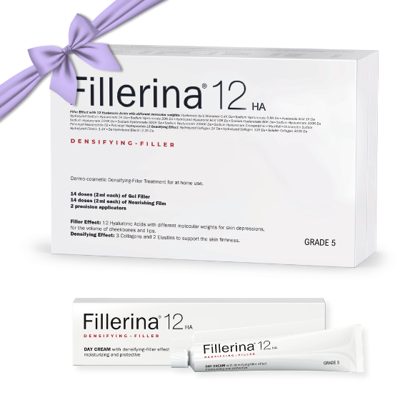 Fillerina 12 Filler Intensivo 2x30ml + Fillerina 12 Creme de Dia 50ml - Grau 5