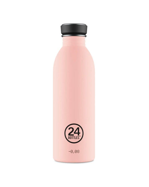 Garrafa de Inox Urban Bottle Dusty Pink - 500ml - Stone Finish - 24Bottles