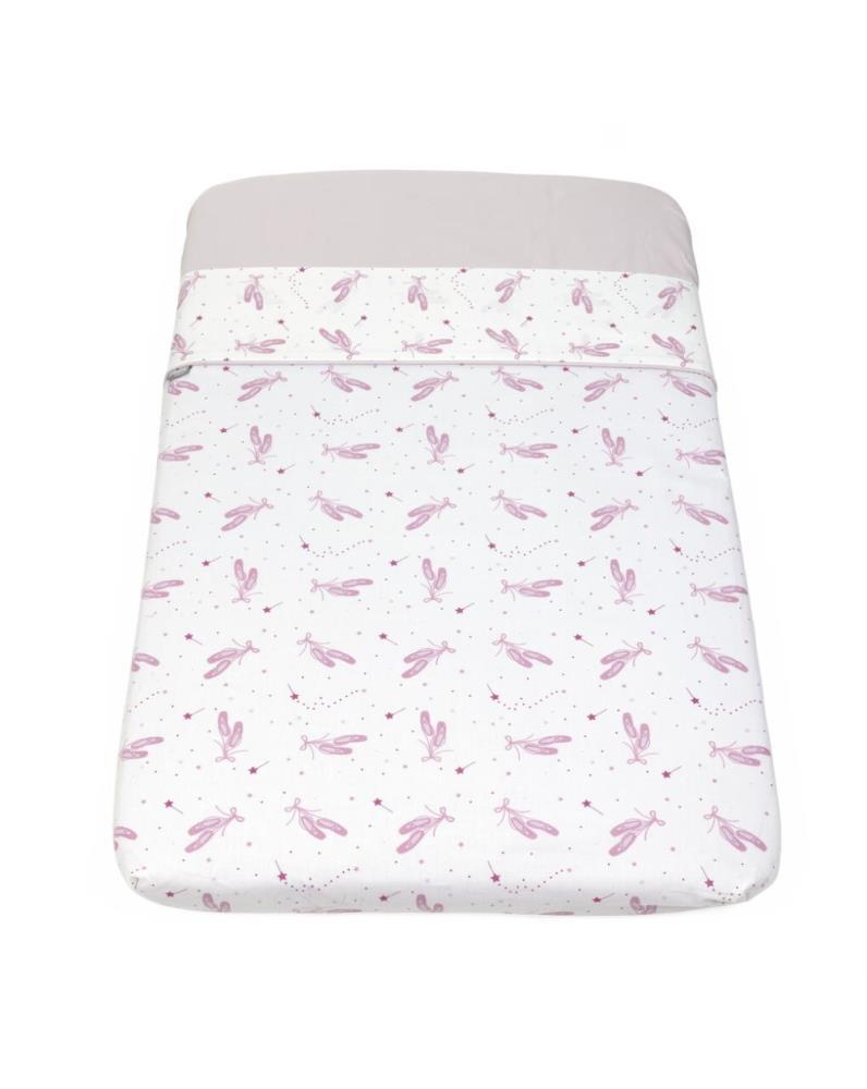 2 Lençóis Pink Ballet para Chicco Next2Me