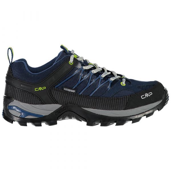 Cmp Rigel Low Wp 3q54457 Hiking Shoes Azul,Preto 40 Homem