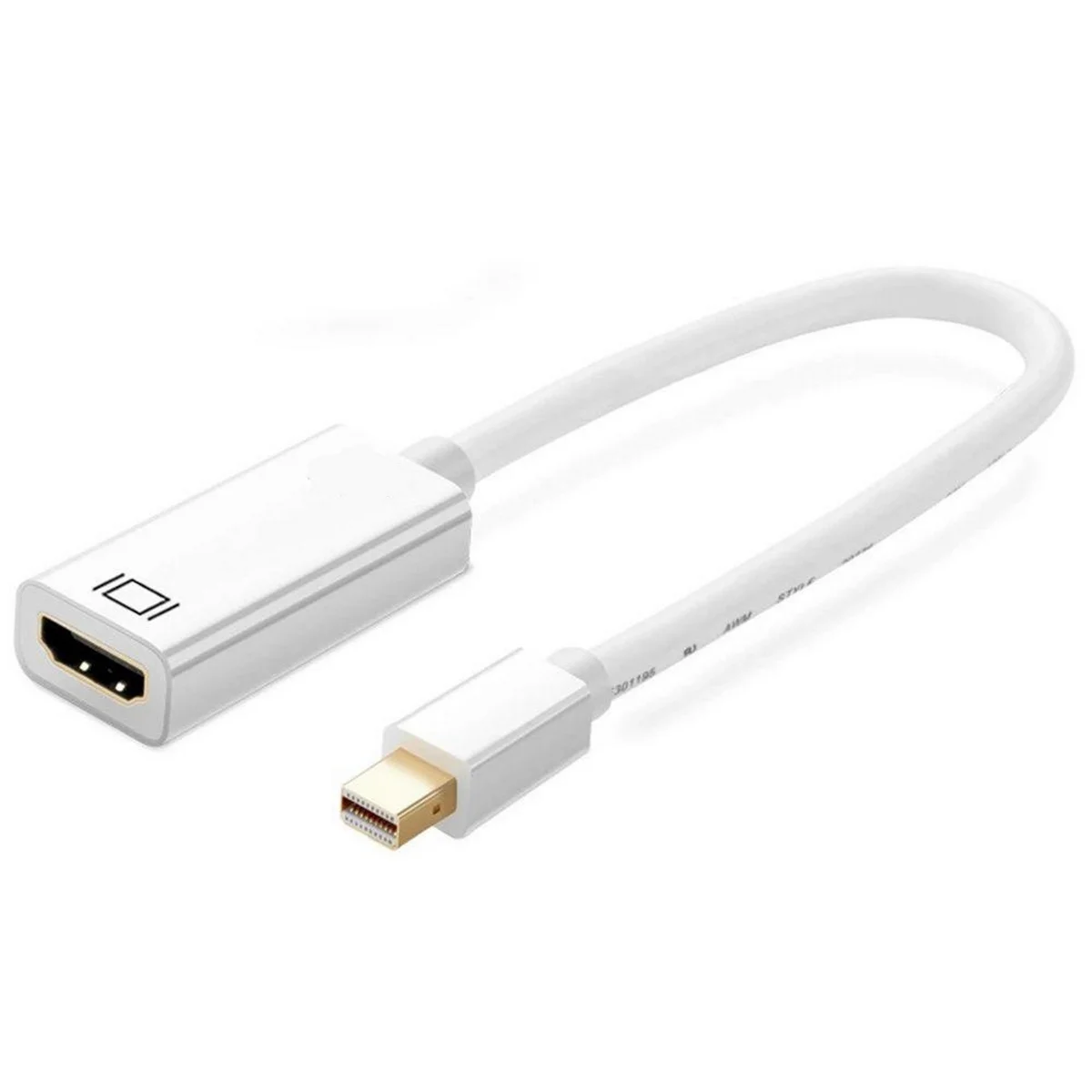 Adaptador Ewent Mini DP p/ HDMI 4K/30Hz Branco