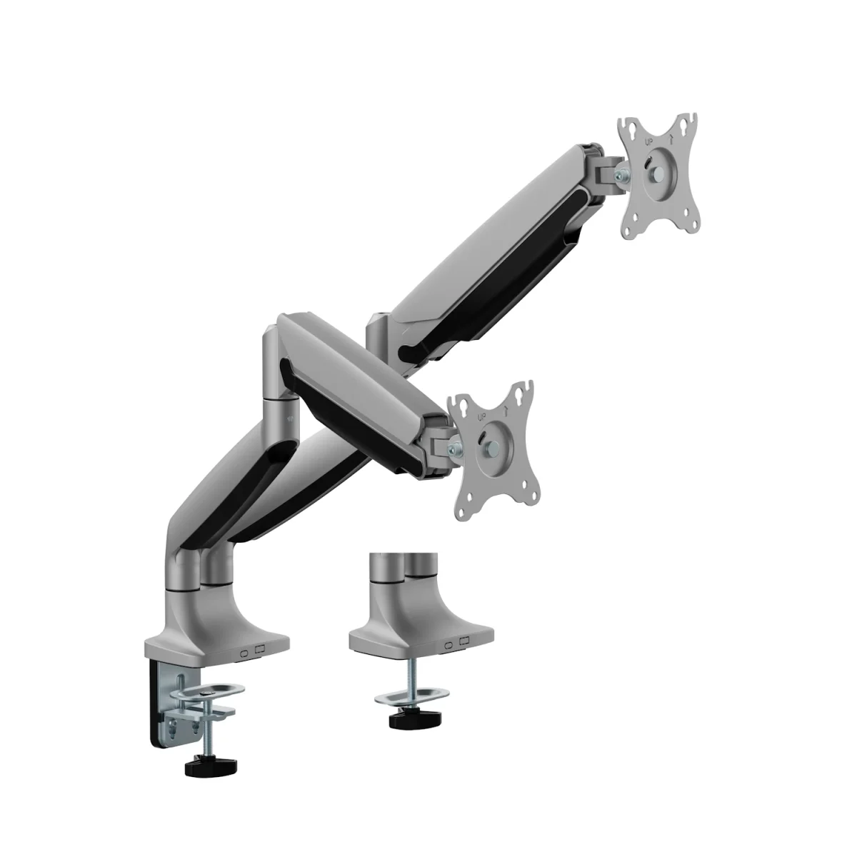 Ewent EW1528 montagem e suporte para monitores 88,9 cm (35″) Secretária Prateado