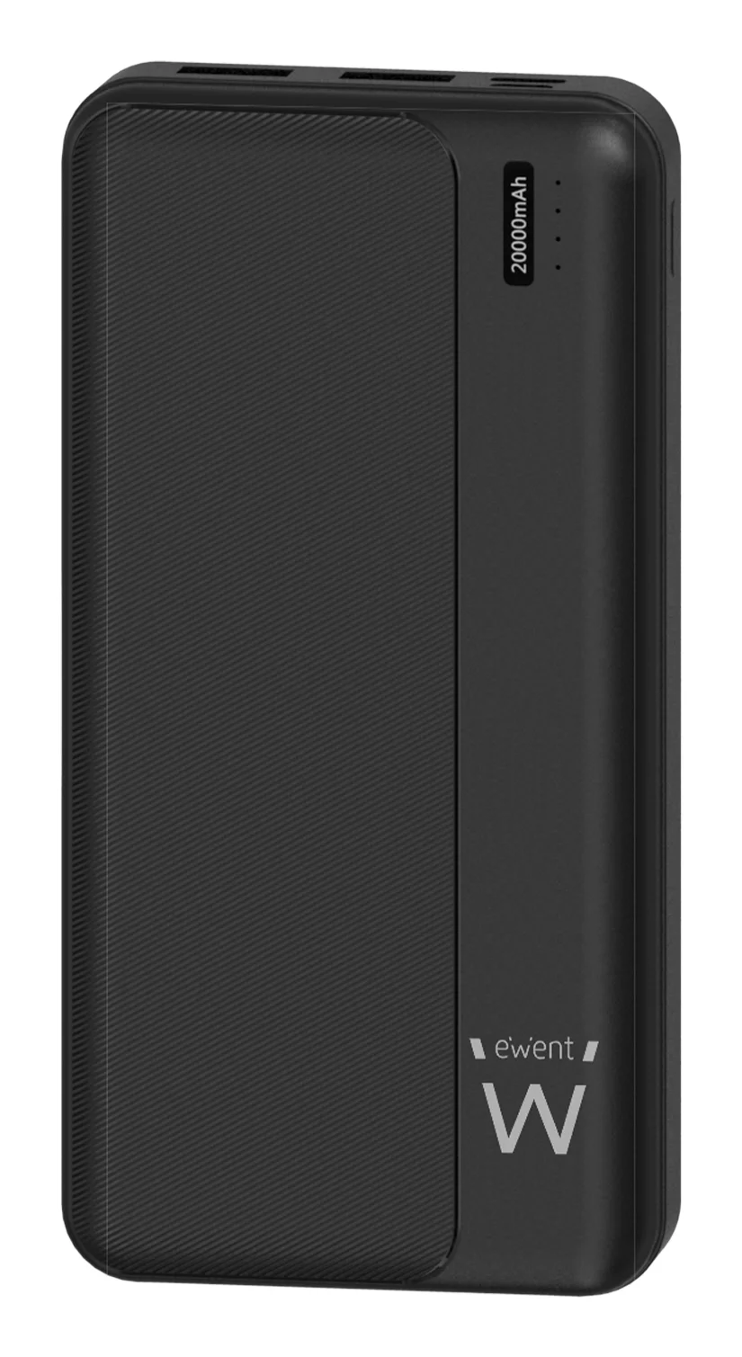 Powerbank Ewent EW1163 20000mAh PD 22.5W Fast Charging Preta
