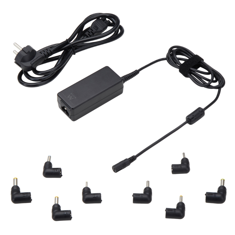 Carregador de Portátil Universal Ewent 45W Preto