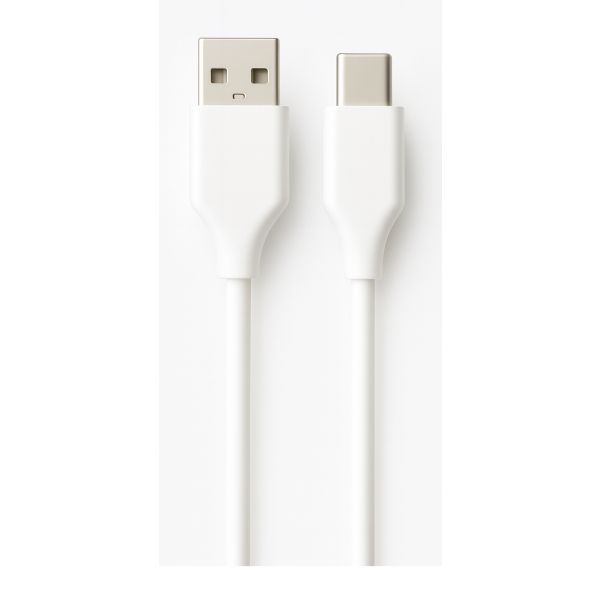 EWENT EC1132 Cabo USB 2.0 Tipo-C para Tipo-A M/M AWG28 PD 60W 1 Metro White