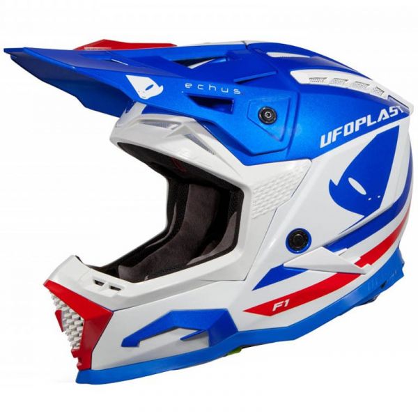 UFO Capacete Echus Blue / White / Red M