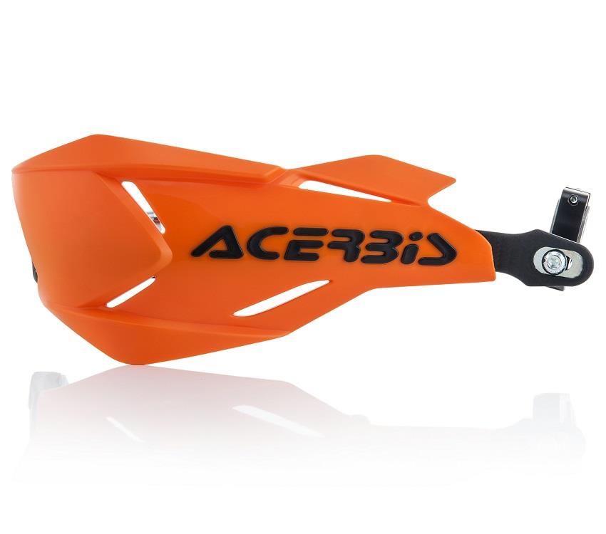 PROTEÇOES MAOS ACERBIS X-FACTORY LARANJA/PRETO