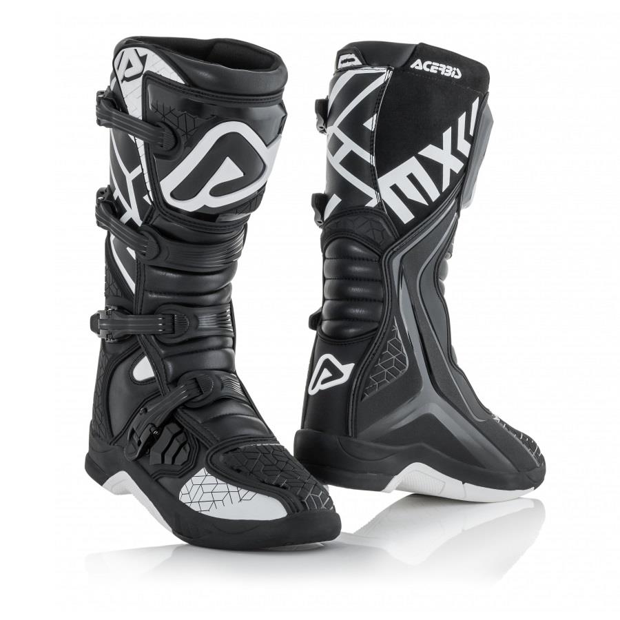 BOTAS ACERBIS X-TEAM PRETO/BRANCO